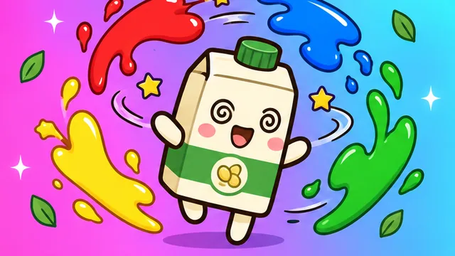豆乳颜色大混乱