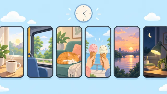 1時間ごとに2秒ずつ撮る韓国生まれのアプリが、日本のApp Storeで1位になったよ
